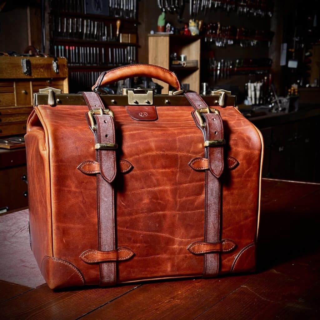Armitage Leather Gladstone Bag